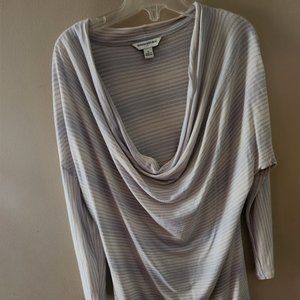 Blue & White Banana Republic Blouse